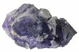 Purple Fluorite Crystal Cluster - China #161835-1